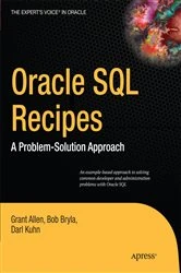 Book cover of Oracle SQL Recipes by Grant Allen