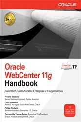 Book cover of Oracle WebCenter 11g Handbook by Frederic Desbiens