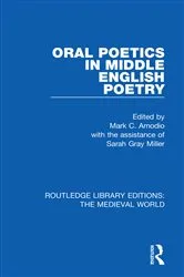 Book cover of Oral Poetics in Middle English Poetry by Mark C. Amodio