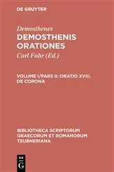 Book cover of Oratio XVIII. De corona by Carl Fuhr