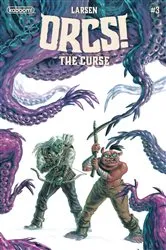 Book cover of ORCS!: The Curse #3 by Christine Larsen