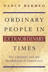 Book cover of Ordinary People in Extraordinary Times by Nancy G. Bermeo