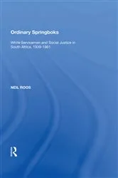 Book cover of Ordinary Springboks by Neil Roos