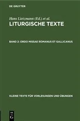 Book cover of Ordo missae Romanus et Gallicanus (3rd ed.) by Hans Lietzmann