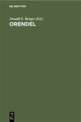 Book cover of Orendel by Hans Steinger