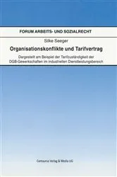 Book cover of Organisationskonflikte und Tarifvertrag by Seeger Silke