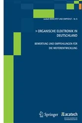 Book cover of Organische Elektronik in Deutschland by acatech