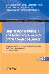 Book cover of Organizational, Business, and Technological Aspects of the Knowledge Society by Miltiadis D. Lytras