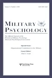 Book cover of Organizational Commitment in the Military by Paul A. Gade
