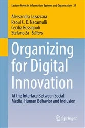Book cover of Organizing for Digital Innovation by Alessandra Lazazzara