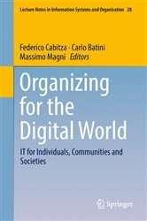 Book cover of Organizing for the Digital World by Federico Cabitza