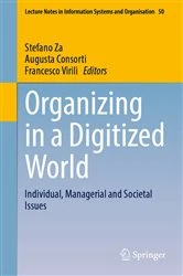 Book cover of Organizing in a Digitized World by Stefano Za