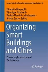 Book cover of Organizing Smart Buildings and Cities by Elisabetta Magnaghi