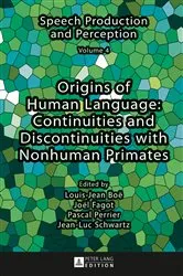 Book cover of Origins of Human Language: Continuities and Discontinuities with Nonhuman Primates by Unknown
