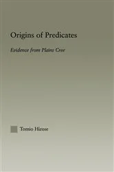 Book cover of Origins of Predicates by Tomio Hirose