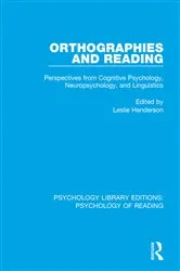 Book cover of Orthographies and Reading by Leslie Henderson