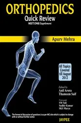 Book cover of Orthopedics Quick Review for NEET/DNB by Mehra Apurv