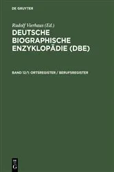 Book cover of Ortsregister / Berufsregister by Rudolf Vierhaus