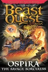 Book cover of Ospira the Savage Sorceress by Adam Blade