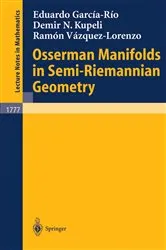 Book cover of Osserman Manifolds in Semi-Riemannian Geometry by Unknown