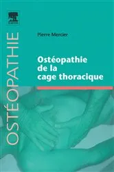 Book cover of Ostéopathie de la cage thoracique by Pierre Mercier
