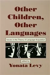 Book cover of Other Children, Other Languages by Yonata Levy
