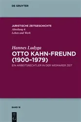 Book cover of Otto Kahn-Freund (1900–1979) by Unknown