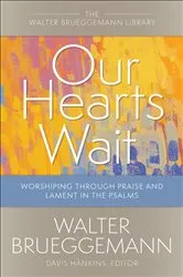 Book cover of Our Hearts Wait by Walter Brueggemann
