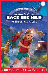 Book cover of Outback All-Stars (Race the Wild #5) by Kristin Earhart