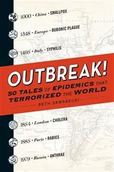 Book cover of Outbreak by Melissa F. Olson