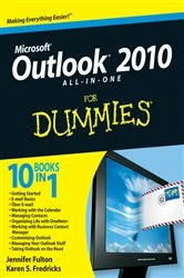 Book cover of Outlook 2010 All-in-One For Dummies by Jennifer Fulton