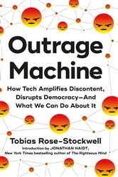 Book cover of Outrage Machine by Tobias Rose-Stockwell