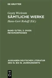 Book cover of Ovids Metamorphosen by Hans-Gert Roloff