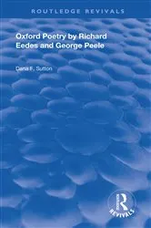 Book cover of Oxford Poetry by Richard Eedes and George Peele by Richard Eedes