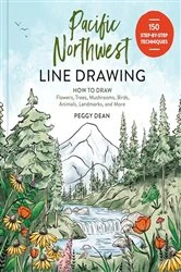 Book cover of Pacific Northwest Line Drawing by Peggy Dean