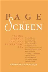 Book cover of Page to Screen by Ilana Snyder