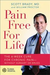 Book cover of Pain Free for Life by Scott Brady