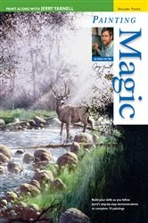 Book cover of Paint Along with Jerry Yarnell Volume Three - Painting Magic by Jerry Yarnell