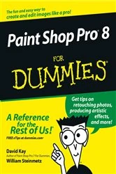 Book cover of Paint Shop Pro 8 For Dummies by David C. Kay