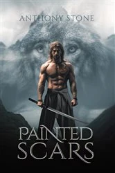 Book cover of Painted Scars by Anthony Stone
