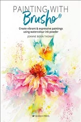 Book cover of Painting with Brusho by Joanne Boon Thomas
