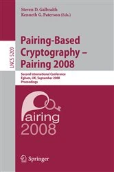 Book cover of Pairing-Based Cryptography – Pairing 2008 by Steven Galbraith