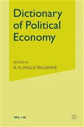 Book cover of Palgrave's Dictionary of Political Economy by John Eatwell