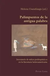 Book cover of Palimpsestos de la antigua palabra by Claudio Canaparo