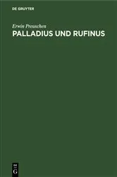 Book cover of Palladius und Rufinus by Erwin Preuschen