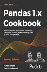 Book cover of Pandas 1.x Cookbook by Matt Harrison