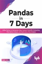 Book cover of Pandas in 7 Days by Fabio Nelli
