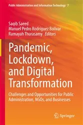 Book cover of Pandemic, Lockdown, and Digital Transformation by Saqib Saeed