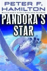 Book cover of Pandora's Star by Peter F. Hamilton