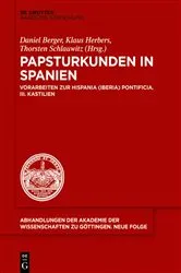 Book cover of Papsturkunden in Spanien by Daniel Berger